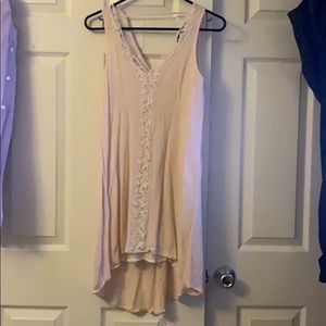 Blush flows dress